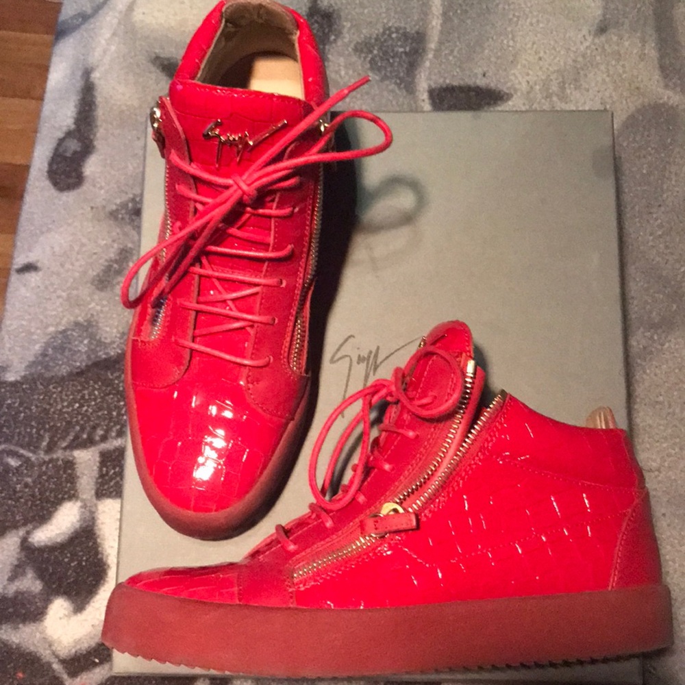 Red Giuseppe Zanotti Shoes